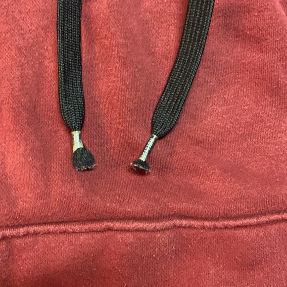 Red Heavy Hollister Hoodie, L - Picture 4 of 5